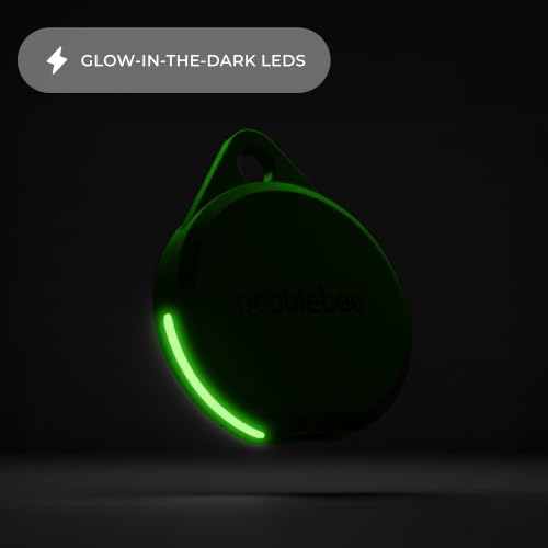 Image of Pebblebee Clip 5 Bluetooth Tracker Tag, 130dB Siren | Techno Lime