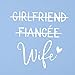 JINTING Girlfriend Fiancee Wife Sweatshirt Women Honeymoonin Shirts Bride Honeymoon Vacation Engagement Gift Shirt Pullover Light Blue