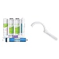 APEC FILTER-MAX-ESPH 75 GPD Complete Replacement Filter Set for ESSENCE Series Alkaline Reverse Osmosis Water Filter System & APEC Wrench For 10" Water Filter Housing 180° Half Circle (WRENCH-HALF)