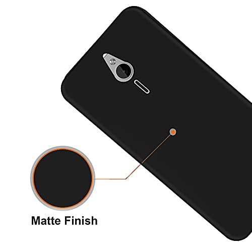 HELLO ZONE Exclusive Matte Finish Soft Back Case Cover for Nokia 230 Dual Sim - Black