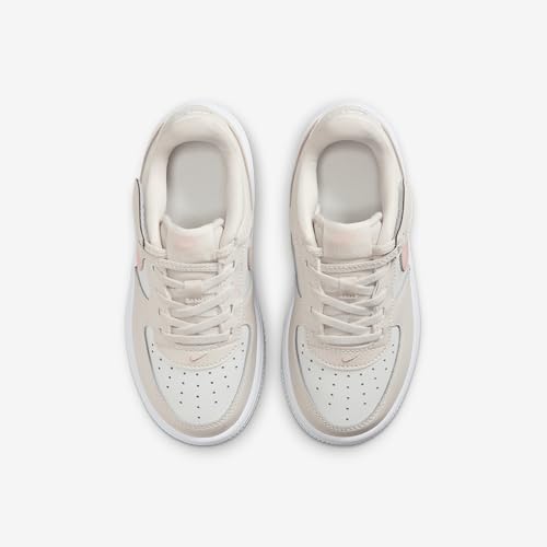 Nike Force 1 Low EasyOn Little Kids' Shoes (FN0237-006, Phantom/Summit White/Echo Pink)4