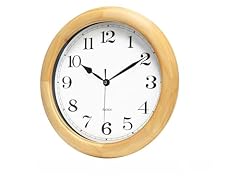 Kesin Wooden Wall Clocks 14 Inch Silent Wall Clock Large Decorative Battery Operated Non Ticking photo Kesin Wooden Wall Clocks 14 Inch Silent Wall Clock Large Decorative Battery Operated Non Ticking