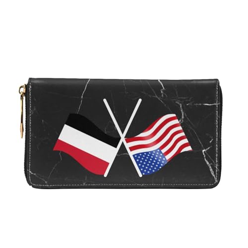 American And Yemen Flag Wallet Card Bag3