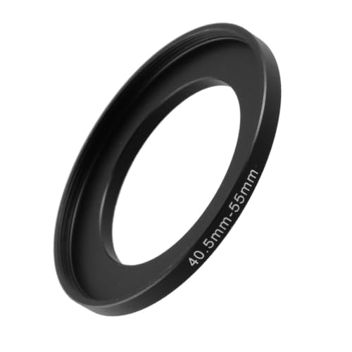 uxcell Anillo Adaptador de Filtro de Cámara de Metal, Anodizado Negro, Adaptador de Rosca para Lentes 40.5 mm-55 mm, Reemplazo 1 pieza miniatura 3