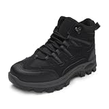 JOMIX Scarpe Hiking Donna Imbottite Antiscivolo Nero 40 | Suola in poliuretano con battist...