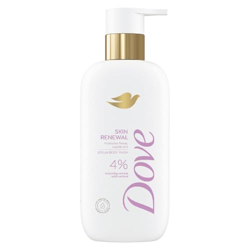 Image of Dove Skin Renewal Serum Body Wash | 4% Restoring Serum with Retinol | Promotes firmer, supple skin | Paraben & SLS free | 300 ml