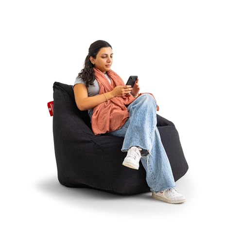 Homz Town Bubble Sabia Bean Bag - Black
