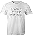 Produktbild MoonWorks Lustiges Herren T-Shirt mit Spruch Die Würde des Mannes ist unten tastbar Fun-Shirt weiß XXL
