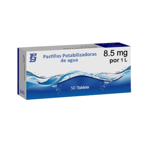 Pastillas para potabilizar agua, caja de 50 unidades | Caja de 50 uds.