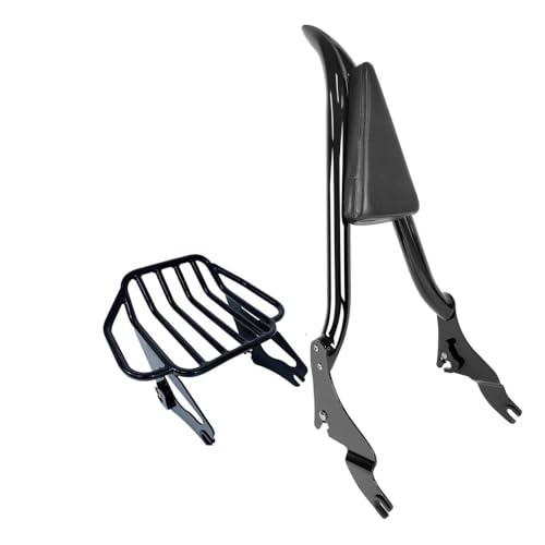 Porte-bagages Electra Glide avec sissy bar aux finitions soignées