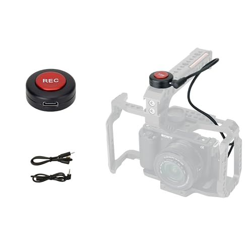 Konova Record Button for Top Side Handle (not Including Handle) Remote Trigger Compatible for Sony A7 / Panasonic S5 / Fujifilm X-T3