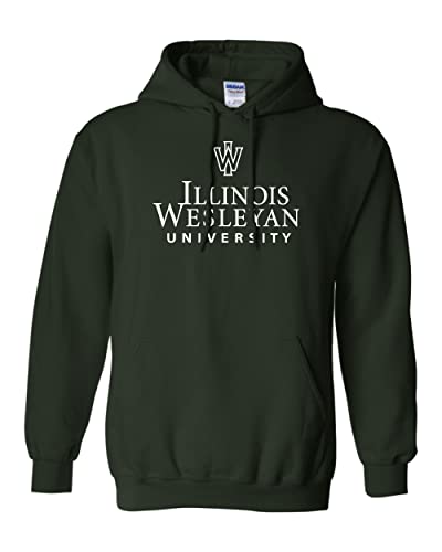 CreateMyTee | Illinois Wesleyan University Hooded Sweatshirt