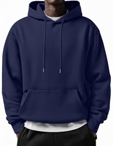 COOFANDY Men Long Sleeve Casual Sweatshirt Hoodie Fall Light Weight Hooded Cotton Drawstring Winter...