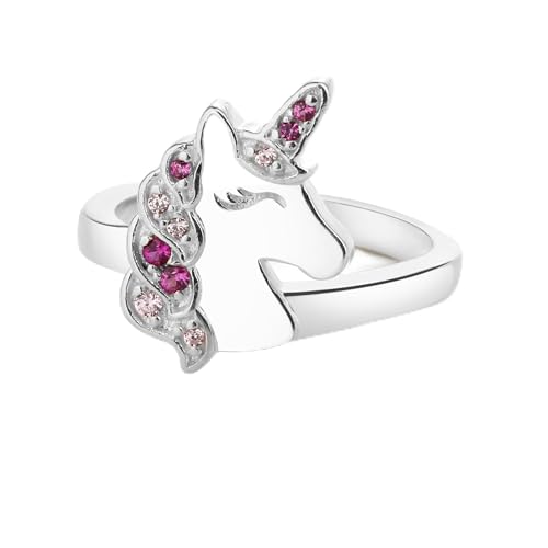 Precious Pieces Children's Sterling Silver Unicorn Ring for Toddlers and Little Girls