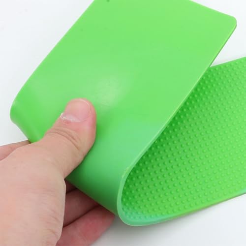 Marcadores de cancha de tenis en color verde impermeables de PVC rectangular de 6 piezas 3