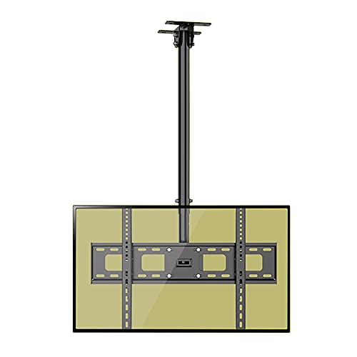 Support TV de plafond robuste avec hauteur ajustable de 1,5 à 2 mètres