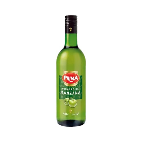 Prima - Vinagre de sidra de manzana madurado, 750 ml, 4 unidades