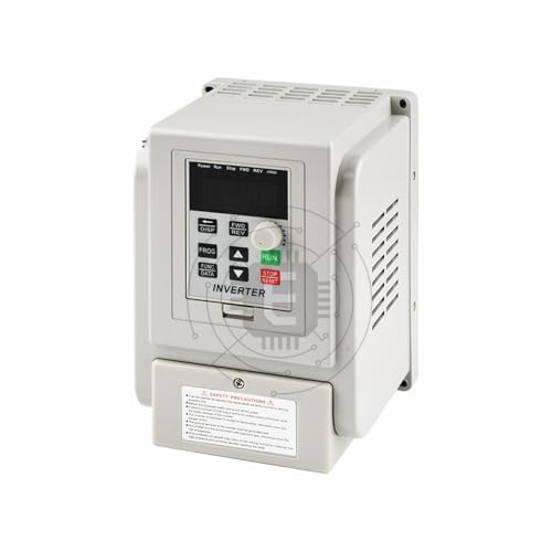 Inversor monofásico VFD 220V con control de velocidad para husillo y protección térmica activa