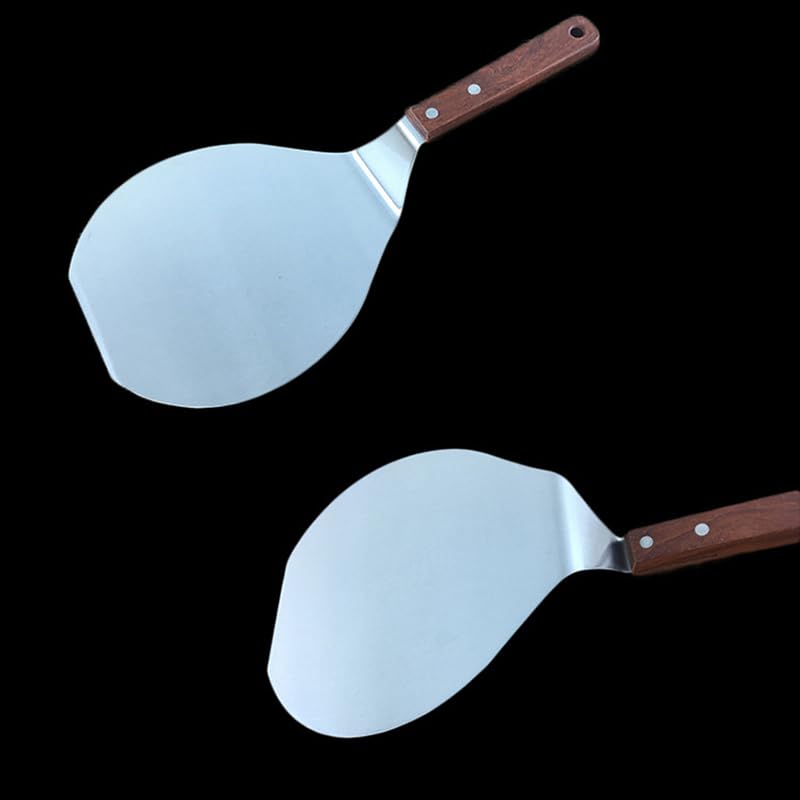 Łopatka Do Pizzy Ze Stali Nierdzewnej Z Drewnianą Rączką, 33,5 Cm X 16,4 Cm, Duża Łopatka Do Pizzy, Do Pieczenia Chleba, Łopatka Do Pizzy