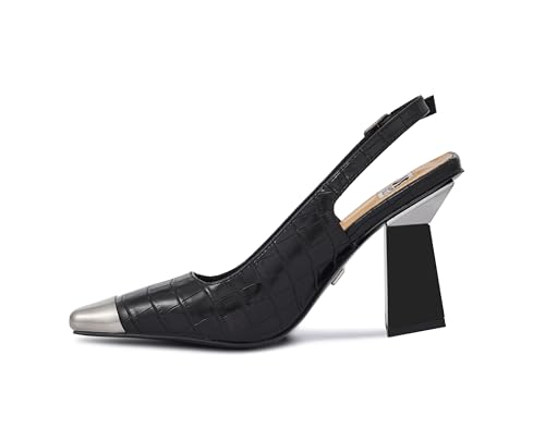 Ninety Union JANE Metal Heel Cap Toe Slingback3