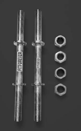 Image of 14 Inch Dumbbell Rod Pair, Solid 23mm, Pack of 2 PCS