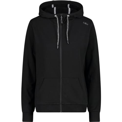 CMP - Damenjacke mit fester Kapuze, Schwarz, S