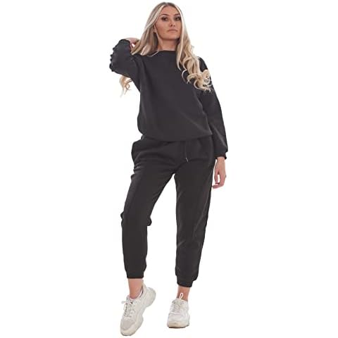 Ladies Plain Tracksuit with Plaid Joggers Cover