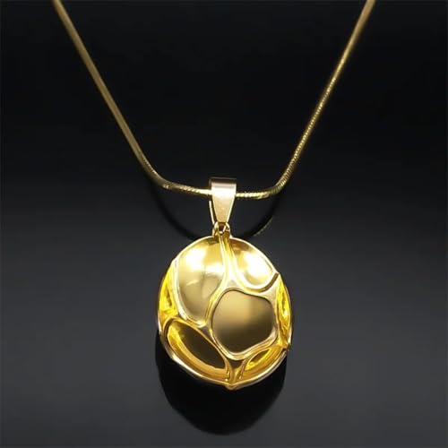 Collier acier inoxydable or avec pendentif rose raffiné