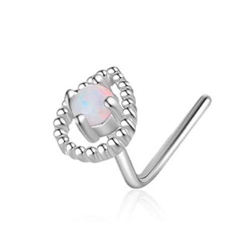 Niaspi S925 �X�^�[�����O�V���o�[ �m�[�Y�����O �����p �N���X�^���X�^�[ �J���t���I�p�[�� �^�[�R�C�Y�t�����[�X�^�[ L���^�m�[�Y�X�^�b�h�����O �l�W ���@�E�s�A�X �W���G���[, 20g, �L���[�r�b�N�W���R�j�A �X�^�[�����O�V���o�[, ��΂�