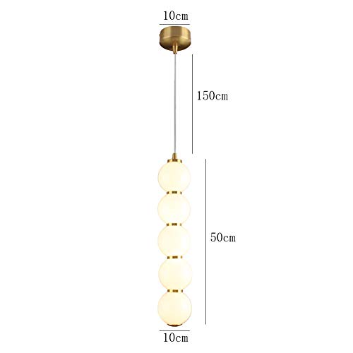 Lustre lanterne créative nordique pour illumination de salle à manger et duplex - 6