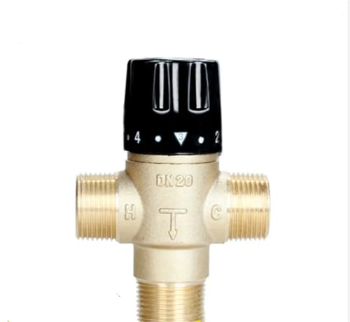 PJVPEJOD Thermostatic Mixing Valve Temperature Mixer Control Thermostatic Valve for Solar Heater DN20