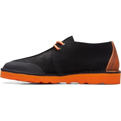 Clarks Black Orange Desert Trek Casual Shoes Cover