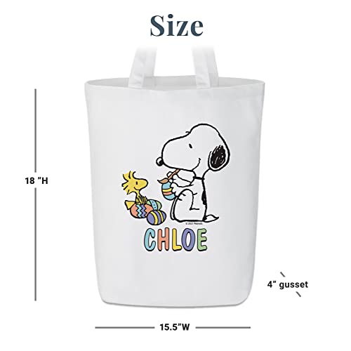 Let's Make Memories Personalized Tote Bags For Easter Treats - Egg Hunt Bags miniatura 5