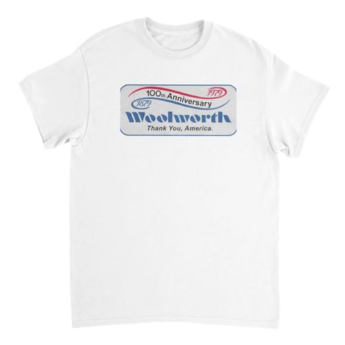 Woolworth's 100th Anniversary T Shirt Color White Size S