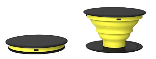 PopSockets: Collapsible Grip and Stand for Phones and Tablets - Black/Yellow/Black