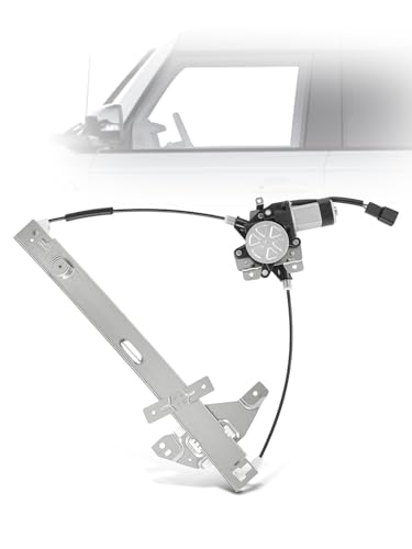 YHTAUTO Front Driver Side Power Window Regulator With 2-Pin Motor Assembly for Chevy Impala 2000-2005 Sedan