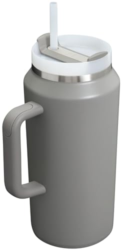 Image of STANLEY Quencher H2.0 Tumbler with Handle & Straw 64 oz | Flowstate 3-Position Lid | Large Capacity for Travel & Sports | Insulated Stainless Steel Cup | BPA-Free | Stone