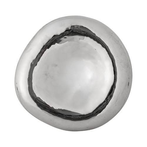 Cuenco gres diseño redondo 18cm con acabado metalizado 4