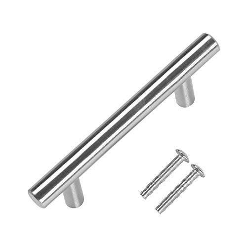 10 x Brushed Steel T Bar Handles Kitchen Cupboard Cabinet Door Knob Furniture Drawer Pulls Knob-10 * 96 * 150mm