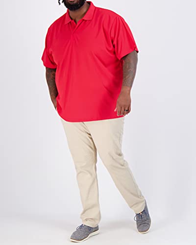 3 Pack:mens Quick Dry Fit Polo Shirt Short Sleeve Golf Tennis Clothing Active Wear Athletic Performance Tech Sports Essentials Moisture Wicking Casual Dri-Fit T Shirts,Set 6-M #TOP3