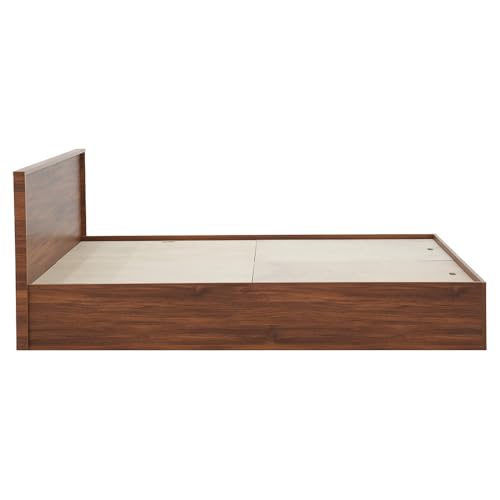 Image of Royaloak Taurian Queen Size Bed with Box Storage | Engineered Wood with Melamine Finish | Strong Base | Durable and Long Lasting | Modern Design