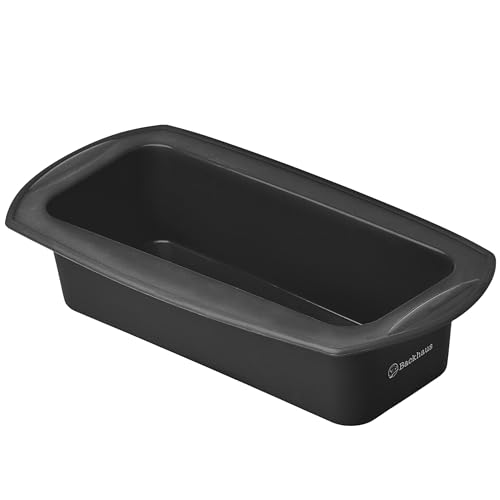 Backhaus Stampo per plum Cake & Spatola in Silicone Antiaderente OFFERTA LIMITATA : Spatola gratis coordinata inclusa | Dimensioni Standard:23cm (Nero)