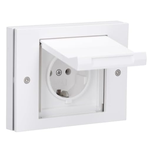 Gira TX 44 Steckdose und Abdeckrahmen - weiß