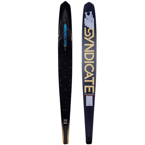 HO Syndicate Omni Slalom Waterskis Carbon/Gold 65in