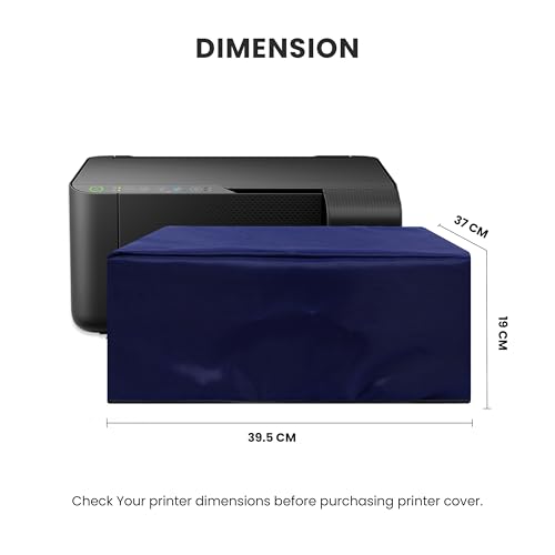 Image of Alifiya Dust Proof Washable Printer Cover for Epson L3250 / L3260 / L3212 / L3200 / L3251 All-in-One Ink Tank Printer - Blue