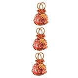 Holibanna 3piezas Bolso De Noche De Encaje Forma De Flor Para Mujeres Bolso De Mano Tipo Bombonera Para Fiestas y Eventos Especiales