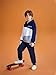 Arlubiya Boys Clothes Fashion Letter Printed Color blocked Hooded Top+ Solid Color Pants Outfits Set Size 11 12