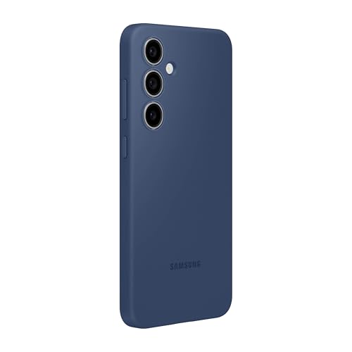 Image of Samsung Galaxy S24 FE Silicone Phone Case, Protective Cover with Color Variety, Smooth Grip, Soft and Sleek Design, Seamless Fit, US Version, Blue