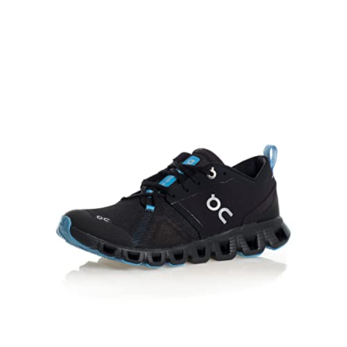 Image of ON Womens Cloud X 3 Shift Textile Synthetic Black Niagara Trainers 6.5 US