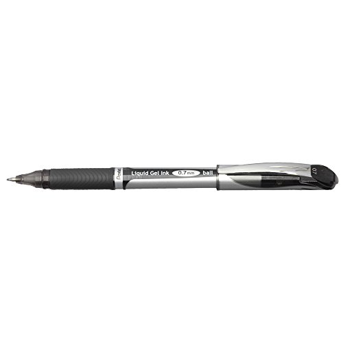 Bolígrafo gel líquido EnerGel Deluxe Pentel negro